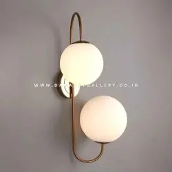 Lampu Dinding Minimalis Kuningan